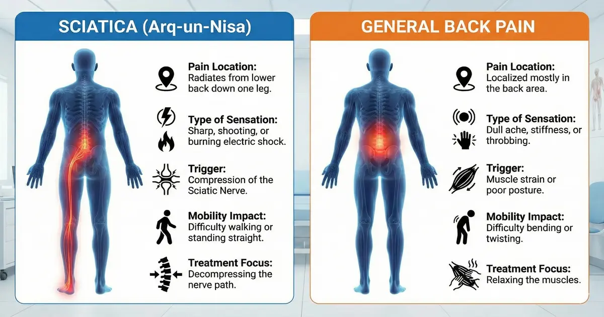 Hijama cups applied on lower back for Sciatica treatment in Lahore at best hijama center