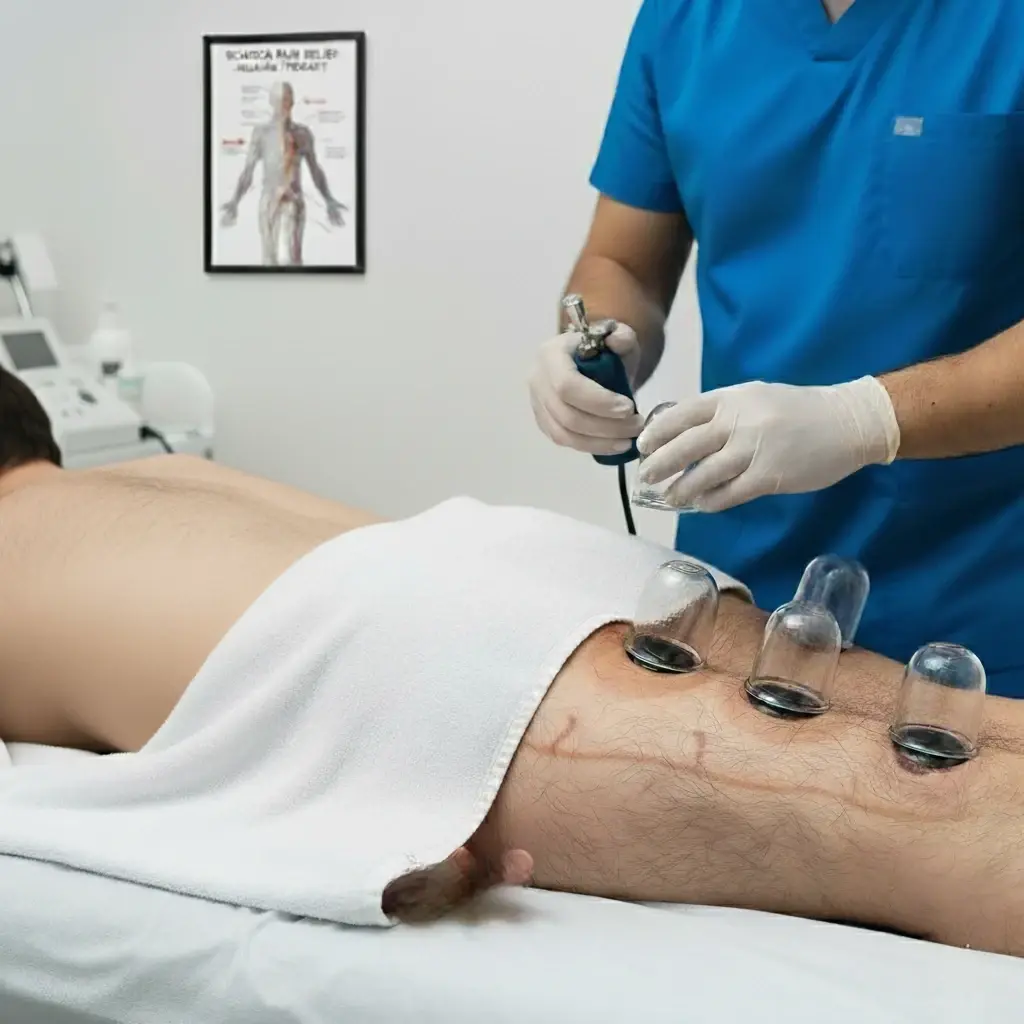 Hijama points for Sciatica and Leg Pain