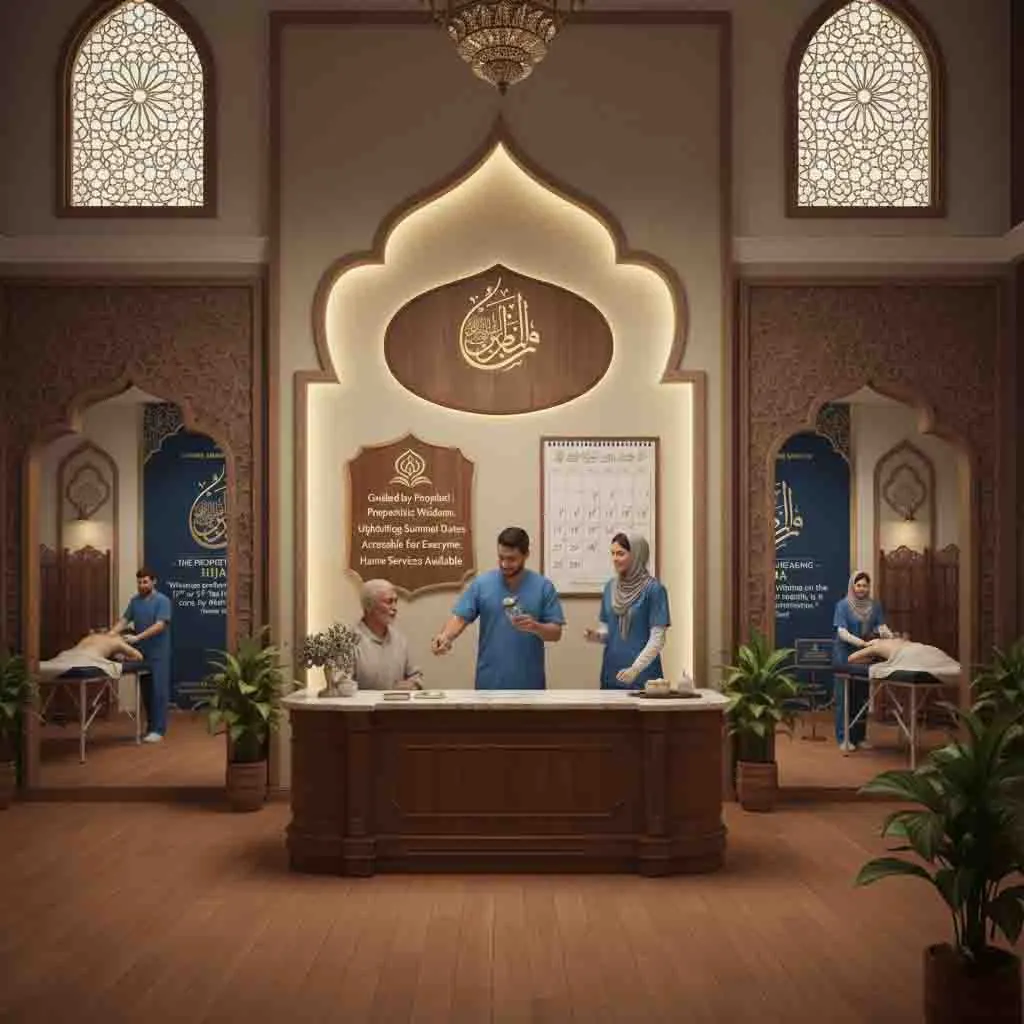 A serene, healthy environment representing the vision of community well-being